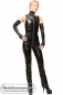 Preview: Sleeveles latex catsuit with Swarovski crystals