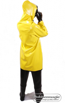 latex rain jacket with hood, rain jacket, latex jacket, rubber, Rubbermagic