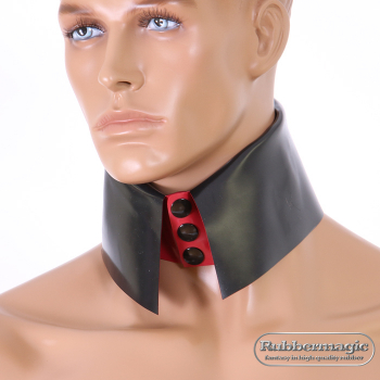Preview: Latex Rathenau collar 2 in 1 Preview: Latex collar,high latex collar,Latex-Accessory,Rubbermagic,Rathenau collar