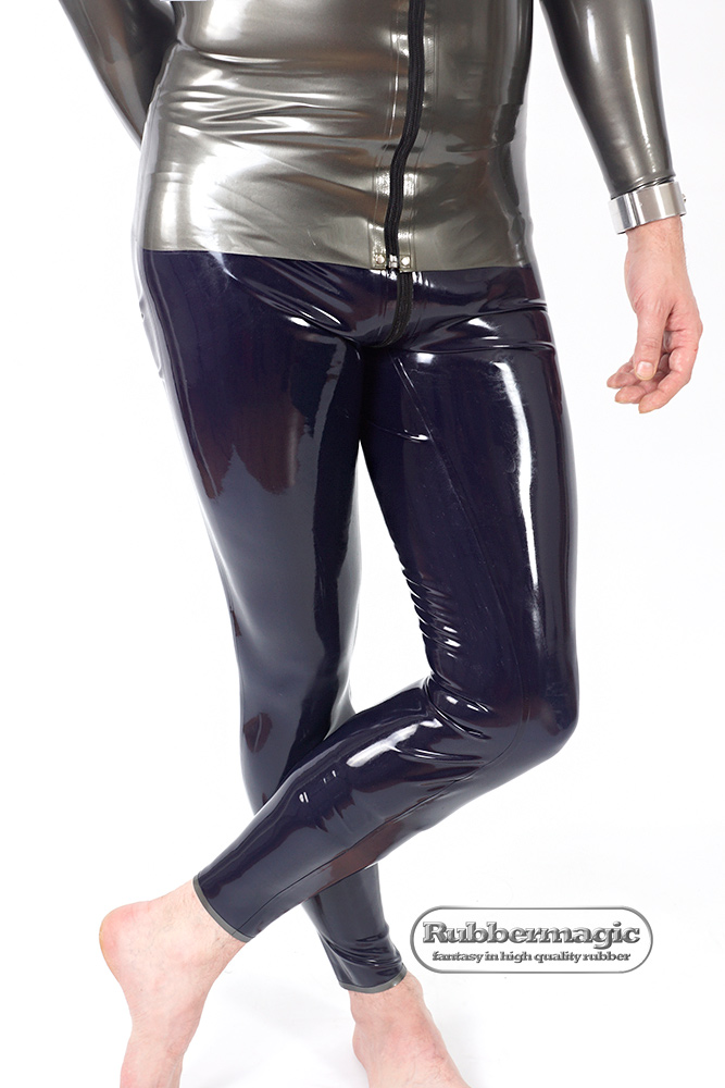 Rubbermagic - Latex leggings for men with attached waistband