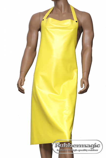 latex apron, Rubbermagic, rubber,
