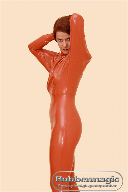 Latex- Catsuit mit Fledermausärmeln, Latexanzug latex Ganzanzug, Rubber Anzug, Latexkleidung, Latexbekleidung Dresden