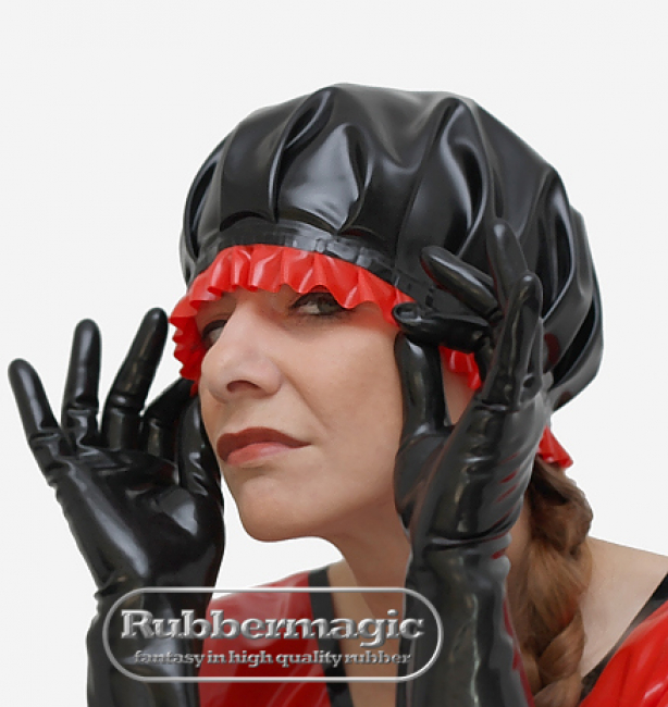 Latex Frills Hood